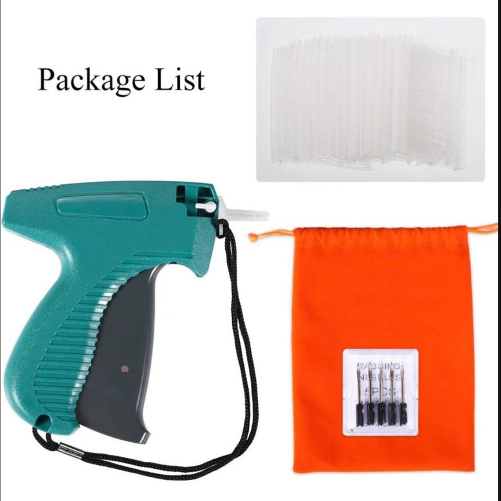 🧡Clothing Tagging Kit with 6 Needles Barbs & Will Plastic Tags